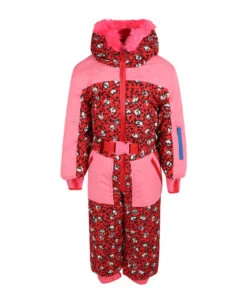 Red Snow Suit For Girl