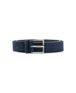 Orciani Night Blue Suede Amalfi Belt