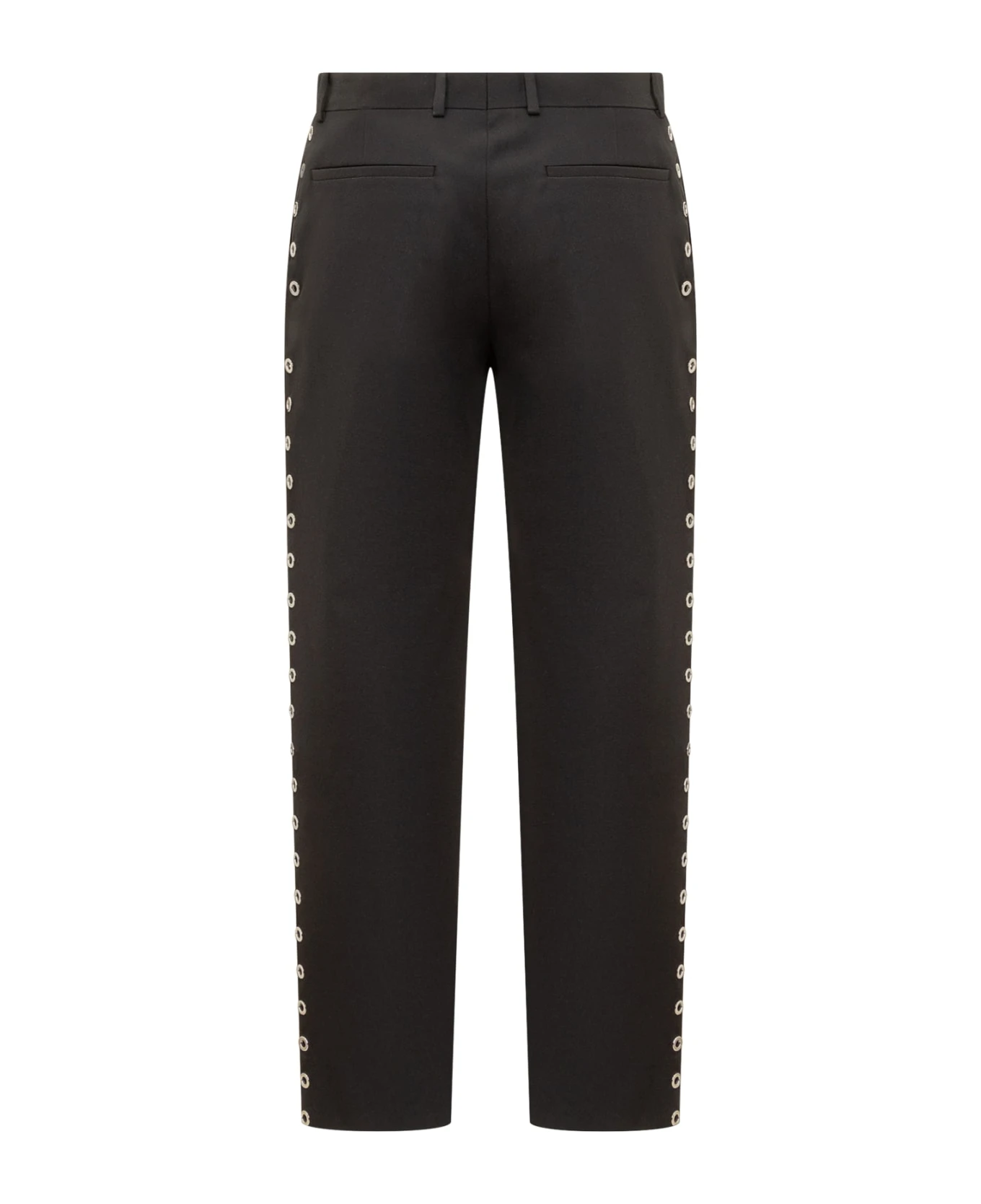 Off-White Eyelet Slim Pants 2 Off-White Eyelet Slim Pants - Image 2