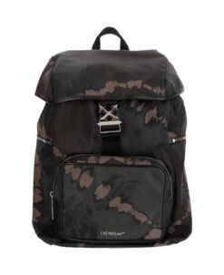Off-White Tie-dye Camo Pattern Arrow Tuc Backpack