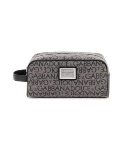 Dolce & Gabbana Coated Jacquard Vanity Case