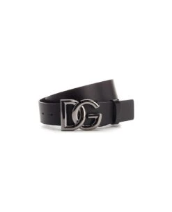 Dolce & Gabbana Black "dg" Belt