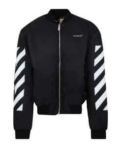 Off-White Black Jacket For Boy With Logo