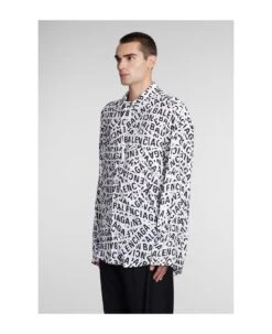 Balenciaga Shirt In White Polyamide Polyester -Italist Store 64ceb7dcc8c5f12dbed174637886e5b2