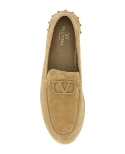 Valentino Garavani Cappuccino Split-leather Leisure Flows Espadrilles 7 Valentino Garavani Cappuccino Split-leather Leisure Flows Espadrilles -Italist Store 664652a79133698b8484bb298c29bf97