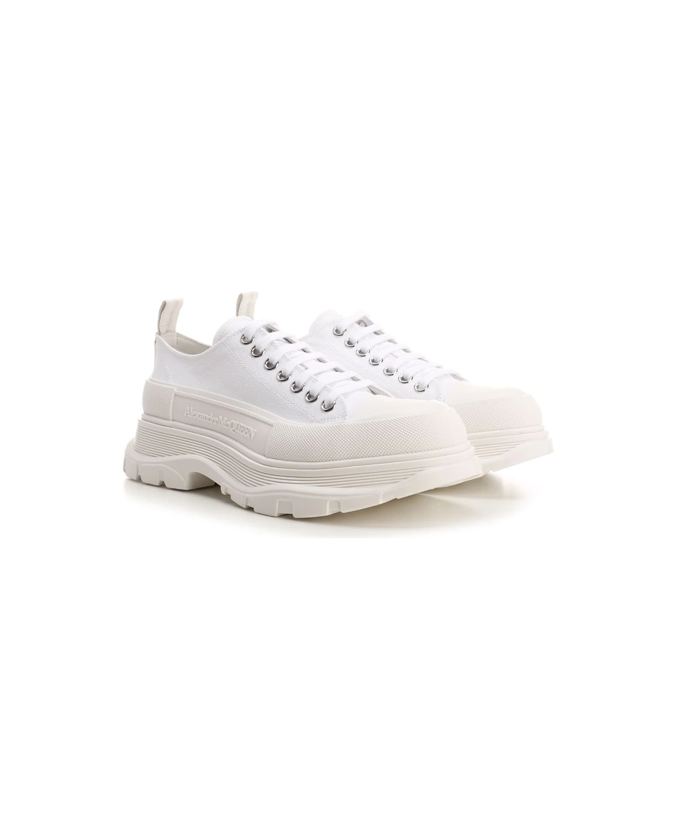 Alexander McQueen White "tread Slick" Sneakers 2 Alexander McQueen White "tread Slick" Sneakers - Image 2