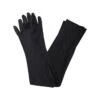 Black Ribbed Gloves