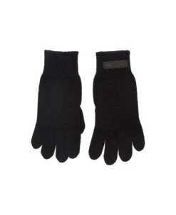 Versace Guanti Logo Pelle