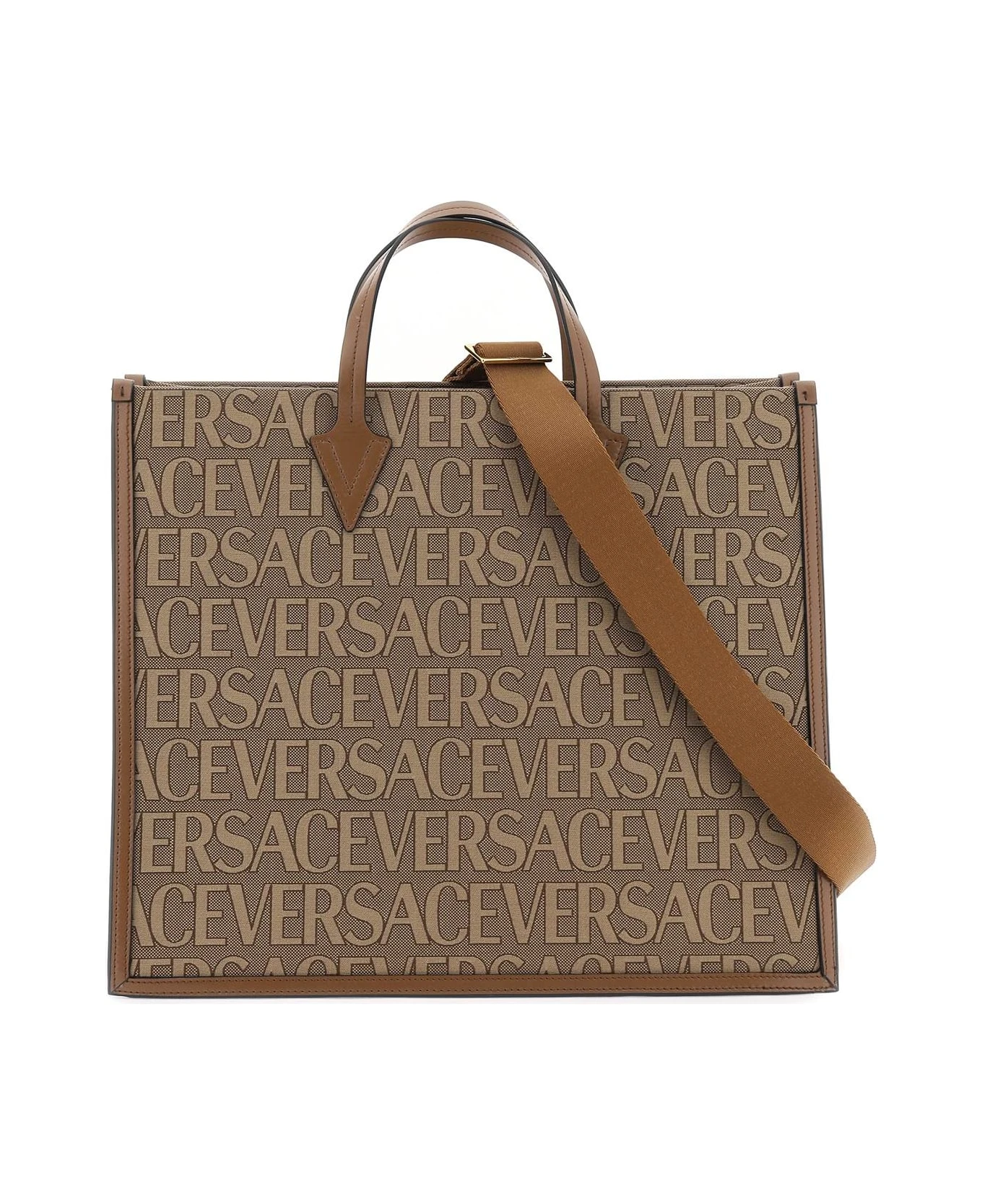 Versace Allover Shopper Bag 1 Versace Allover Shopper Bag