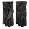 Bottega Veneta Brown Woven Leather Gloves