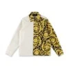 Versace Camicia Con Pannelli A Contrasto In Popeline Di Cotone Bambino