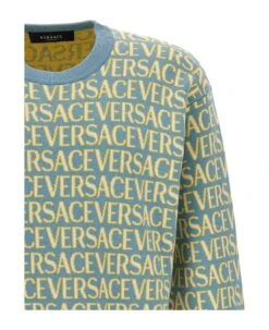 'versace Allover' Capsule La Vacanza Sweater -Italist Store 6af83f14472cc79abdf8c7060fe83e1b