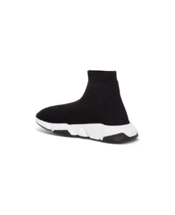 'speed' Black Sneakers With Logo Balenciaga In Stretch Fabric Woman -Italist Store 6b57e4ee88e42646bed7e8413c1b935e 1