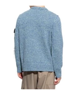 Stone Island Compass-motif Crewneck Knitted Jumper -Italist Store 6b66da3c1313a6a7312e77b3af8a42c1