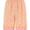 Versace Allover Silk Shorts