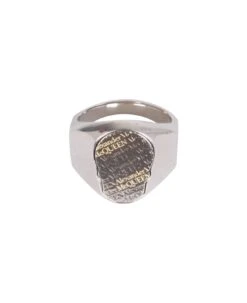Alexander McQueen Logo Print Skull Ring -Italist Store 6c080530c99e4e0251384992df2ed4e0