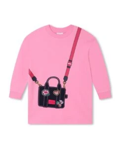 Sweater Model Dress With Graphic Print