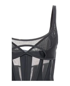 Mugler Pochet Minidress -Italist Store 6e932398396a3ddecb8180ed849bc2e9