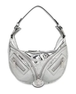 Versace Repeat Leather Shoulder Bag