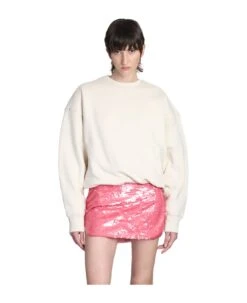 Sweatshirt Sweatshirt In Beige Wool