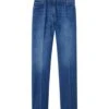 Versace Pant Denim Stone Wash Denim Fabric With Special Compund