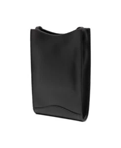 A.P.C. 'jamie' Mini Black Bag With Embossed Logo And Shoulder Strap In Leather Woman -Italist Store 720ecee8656b70266cf9d0cc4c7dae08