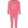 MOSCHINO Pink Tracksuit For Girl With Logo