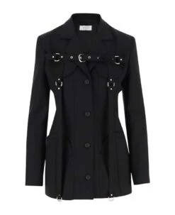 Off-White Stretch Wool Blazer