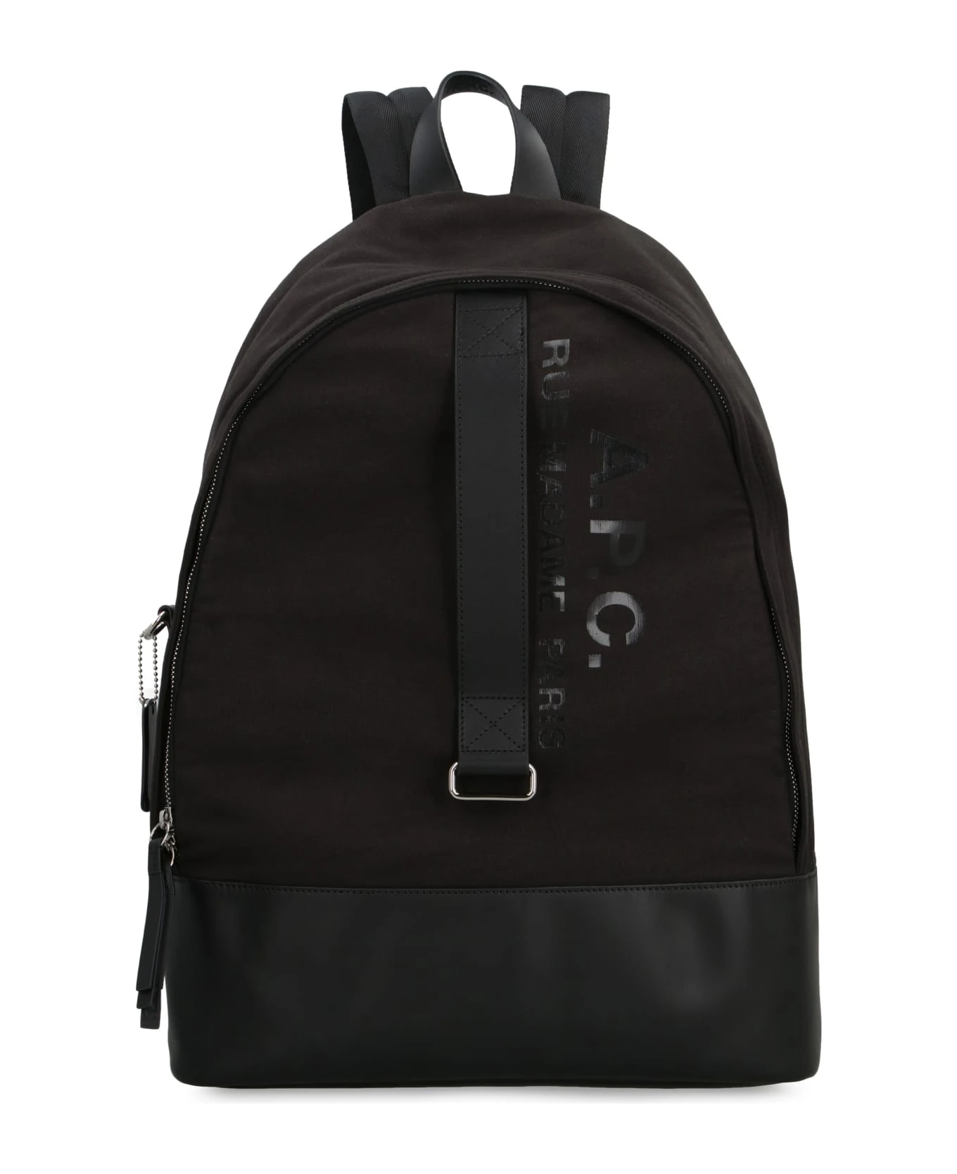 A.P.C. Sense Leather And Canvas Backpack 1 A.P.C. Sense Leather And Canvas Backpack