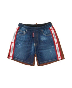 DSQUARED2 Brown And Denim Boy Bermuda