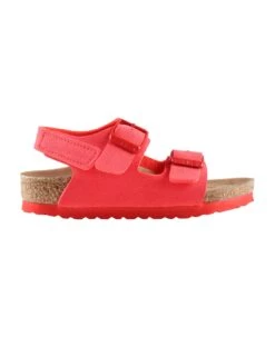 Birkenstock Red Sandals "milano Hl Kids" For Boy With Logo
