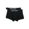 Palm Angels Black 2 Boxer Set With Logo