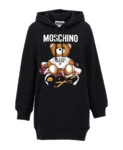 MOSCHINO 'orsetto Sarto' Hoodie Dress