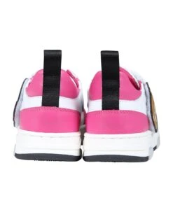 MOSCHINO Fuchsia Sneakers For Girl With Teddy Bear And Logo -Italist Store 7f6f2cd4520f0733397478ea0eed9b5e