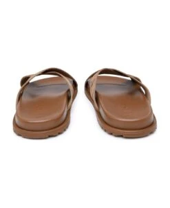 Versace Brown Leather Blend Slippers -Italist Store 801ae14be4613c6cdf019c6eeb6aea28