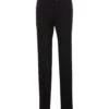 Dolce & Gabbana Dg Logo Jacquard Stretch Wool Pants