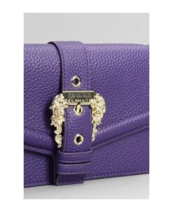 Versace Jeans Couture Clutch In Viola Faux Leather -Italist Store 837ed87a7fea0b16589e69e600062320