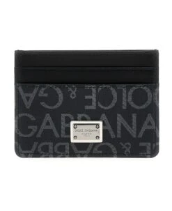 Dolce & Gabbana Jacquard Logo Cardholder