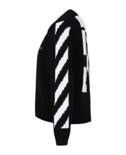 Off-White Black Sweater For Kids With Logo -Italist Store 83dea588bf1801719e0ad272ea562441