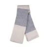 White And Grey Cashmere Scarf