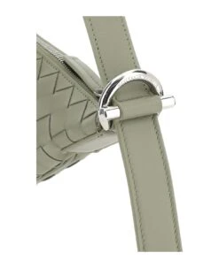 Bottega Veneta Sage Green Leather Shoulder Bag -Italist Store 854644a907fb77947e90649ab084ec4d