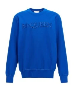 Alexander McQueen Logo Embroidered Sweatshirt