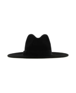 Borsalino Black Wool Hat