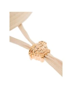 Versace Beige Bucket Hat With Medusa Drawstring In Cotton Man -Italist Store 8d3b5d9d4ca7e23ed3b1d7e0fe7c6e48