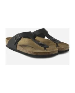 Birkenstock Gizeh Sandals In Oiled Leather -Italist Store 8e0e83fe66031b63bbbe6094d891f20b