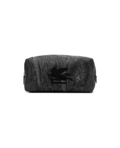 Etro Necessaire Tex Paisley Logo Embroidery