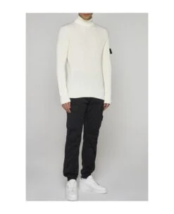 Stone Island Ribbed Wool Turtleneck 6 Stone Island Ribbed Wool Turtleneck -Italist Store 8eb72304ddb0c266250604b3b209a72a