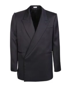 Alexander McQueen Wrapped Design Black Jacket