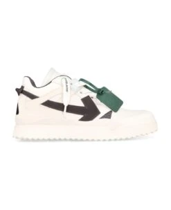 Off-White Sponge Leather Mid-top Sneakers