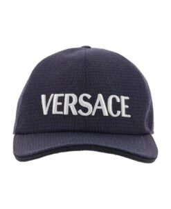 Versace Logo Wool Baseball Hat